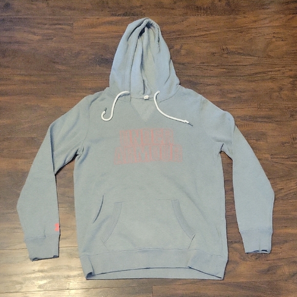 Under Armour Gray and Pink Sweatshirt Hoodie - Picture 1 of 5